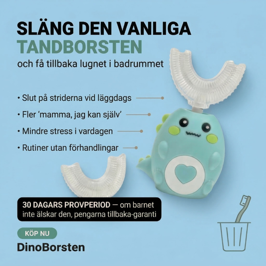 DinoBorsten - Rekommenderad av tandläkare