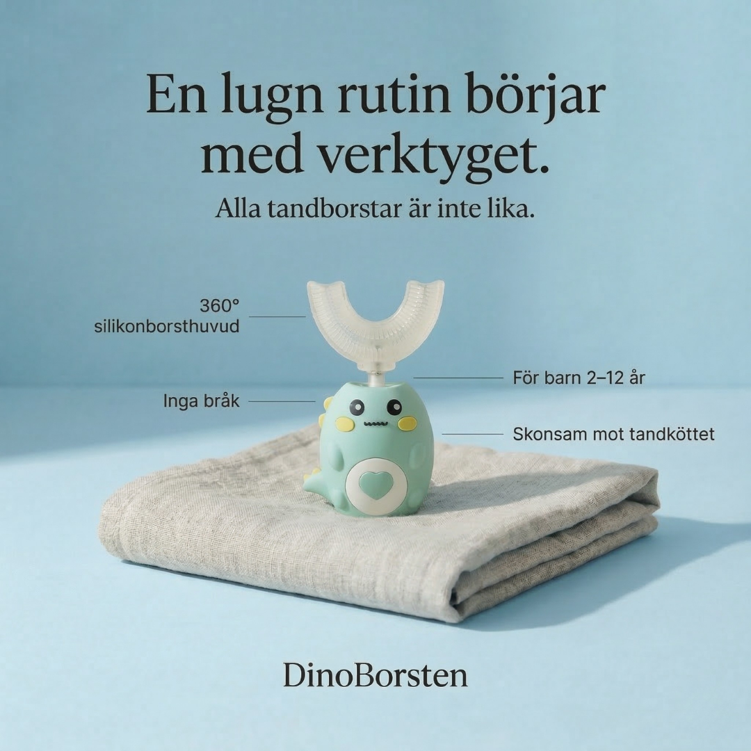 DinoBorsten - Rekommenderad av tandläkare